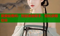 爱爱能看吗：智能语音助手，轻松获取信息