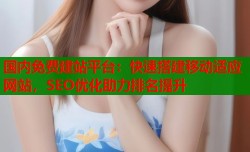 国内免费建站平台：快速搭建移动适应网站，SEO优化助力排名提升