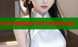 萝莉岛唐探智能平台助力高效案件侦破