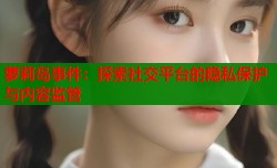 萝莉岛事件：探索社交平台的隐私保护与内容监管
