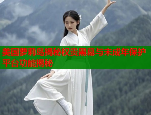 美国萝莉岛揭秘权贵黑幕与未成年保护平台功能揭秘  第1张