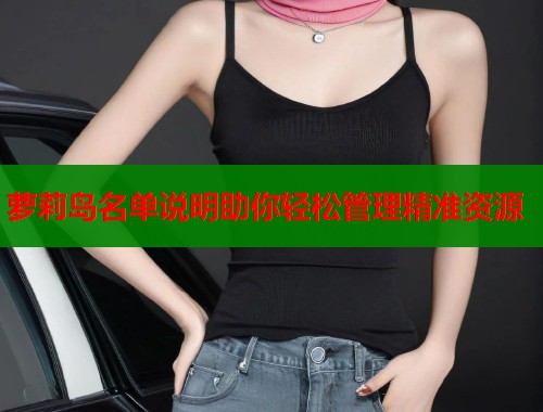 萝莉岛名单说明助你轻松管理精准资源  第1张