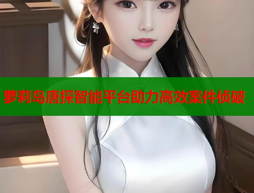 萝莉岛唐探智能平台助力高效案件侦破  第1张