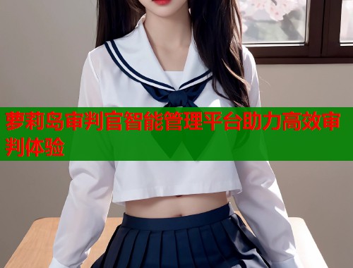 萝莉岛审判官智能管理平台助力高效审判体验  第2张